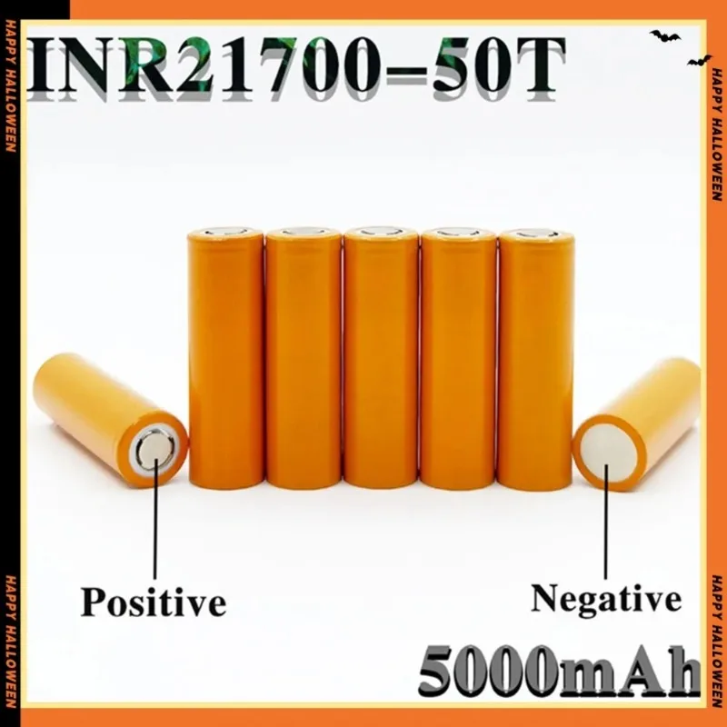 5000mAh original lithium ion battery 21700 5.0Ah 30A 3.7V high discharge / large capacity rechargeable battery 21700-50T