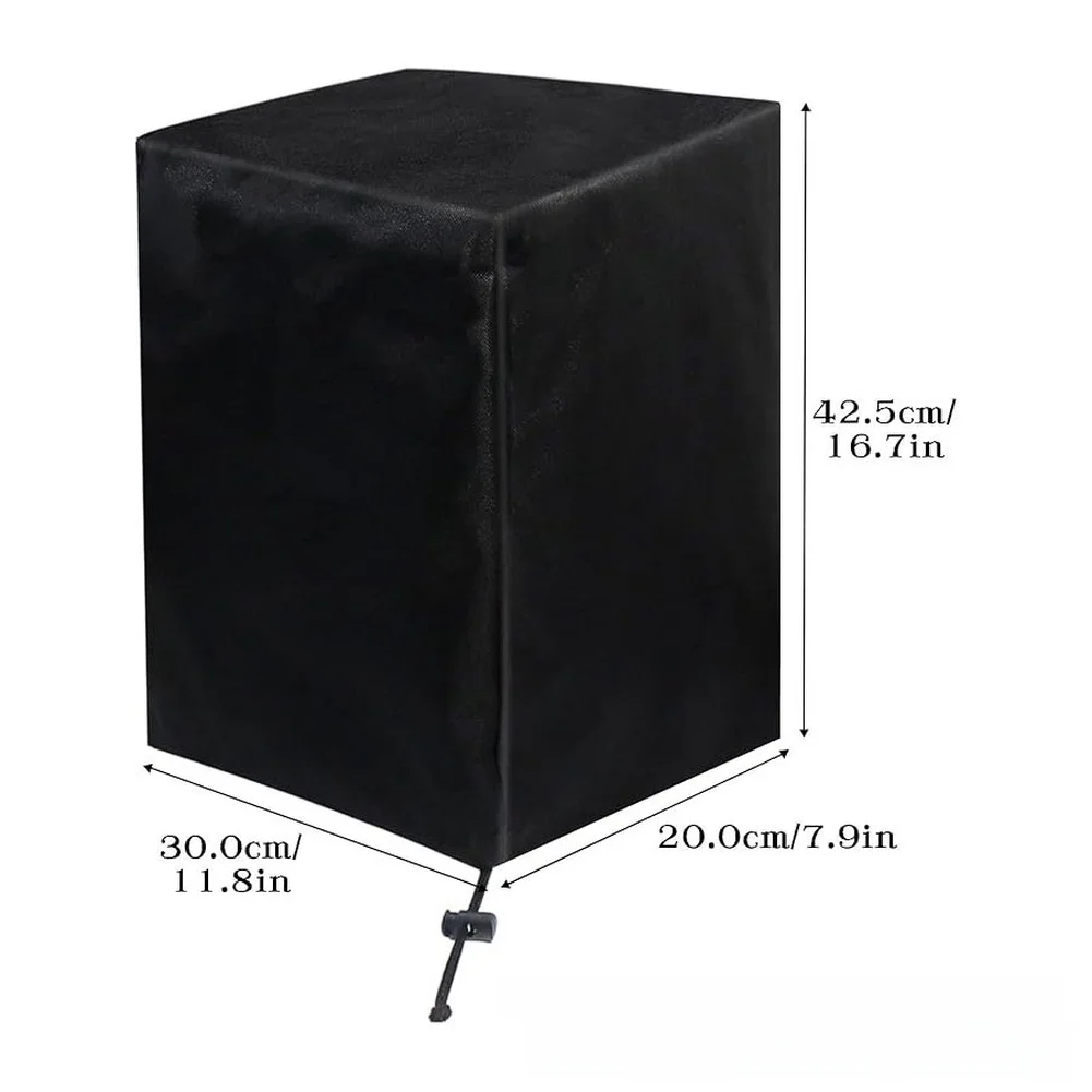 Coffee Machine Cover Compatible with Most For Countertop Coffee Makers Oxford Cloth Drawstring 30L 20W 42H Inches