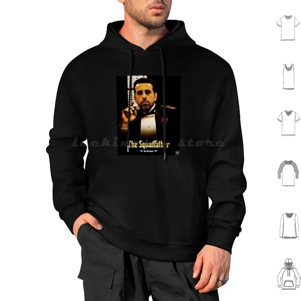 The Squadfather Moletom com capuz de algodão manga comprida Goonertoons Futebol Londres Coyg Gunners Futebol Aubameyang Inglaterra Emiratesstadium