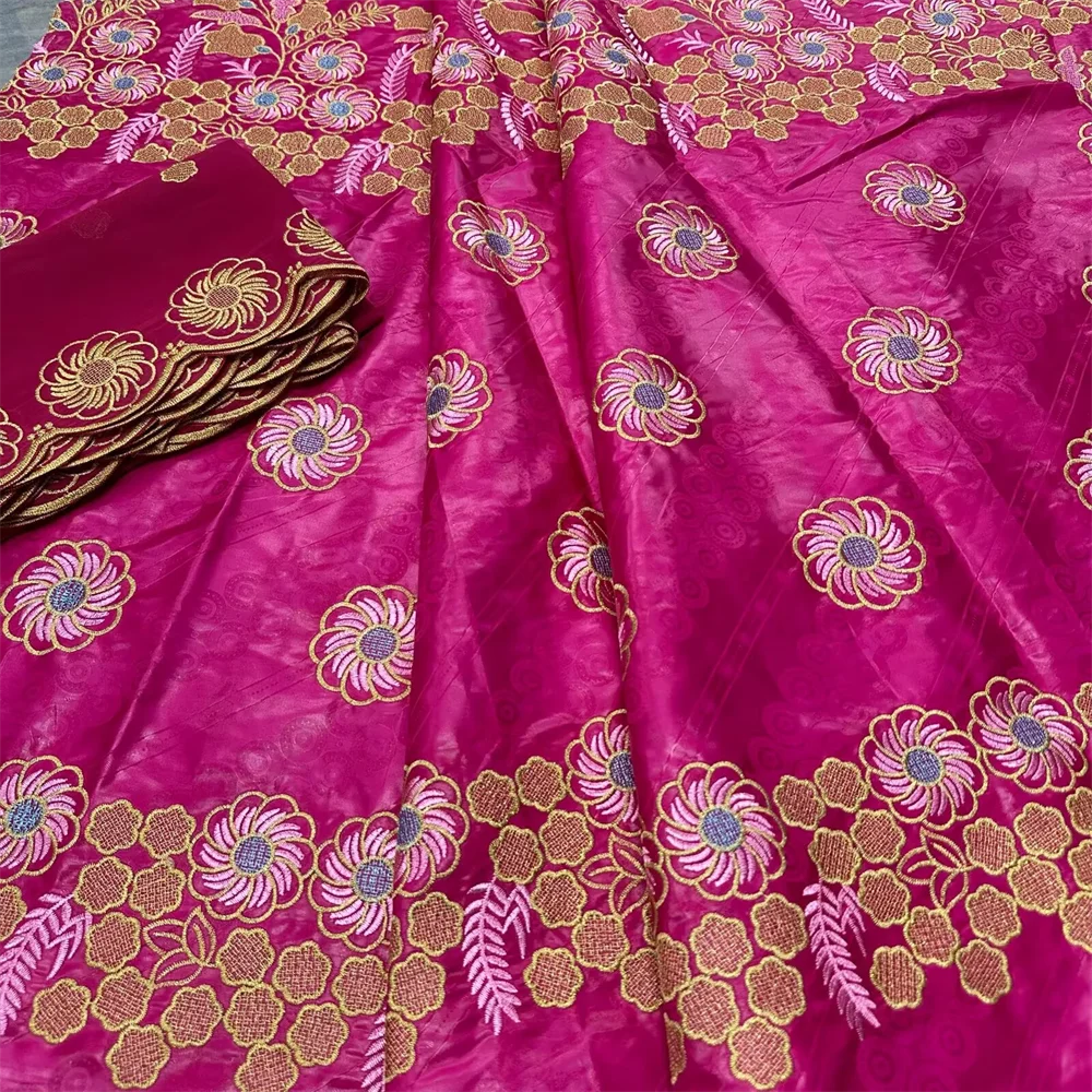 

5+2 Yards Perfume Width: 1.6 M Basin Riche 100% Cotton Lace Fabrics African Bazin Riche Fabric Jacquard Brocade Fabrics Wedding