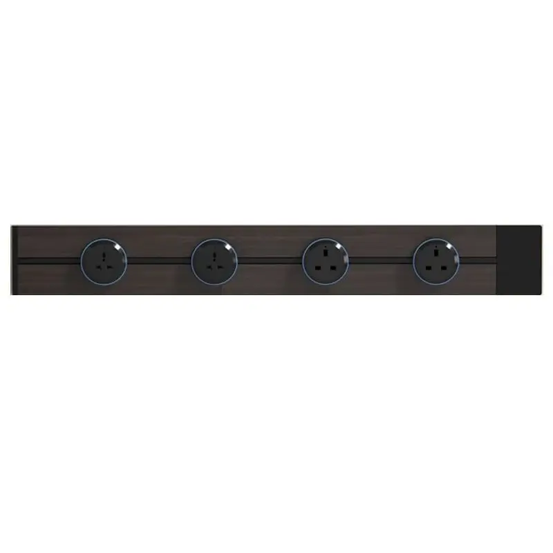 

British standard 13A track socket electric rail international general power strip kitchen island dining side