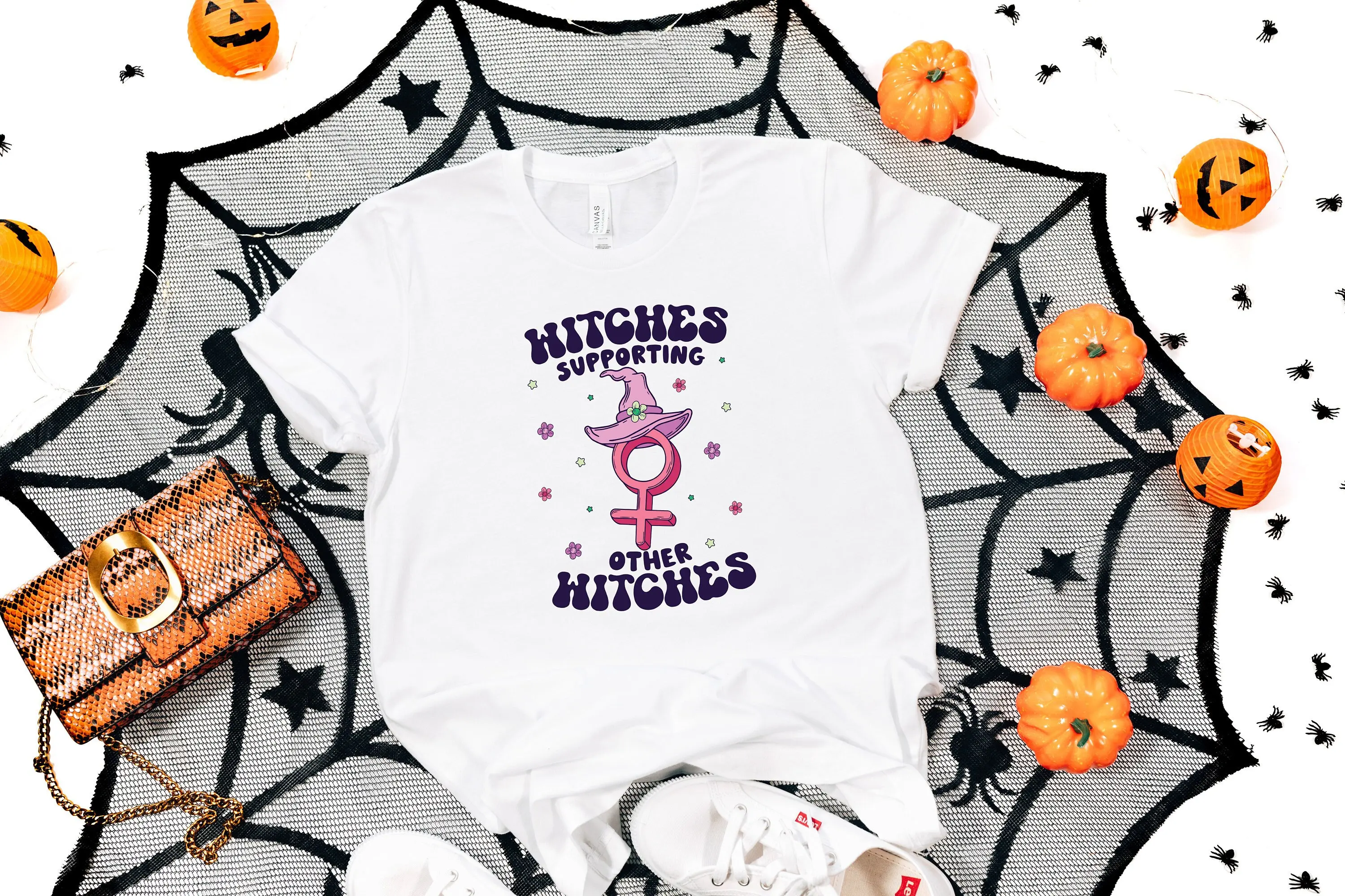 Witches Supporting Other T Shirt Witch Woman Power Halloween