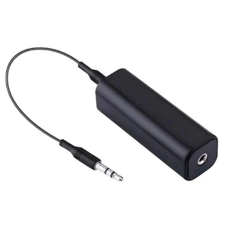 Speaker Line 3.5mm Aux Audio Noise Filter Ground Loop Noise Isolator Eliminate for Car Stereo Audio System Home Stereo