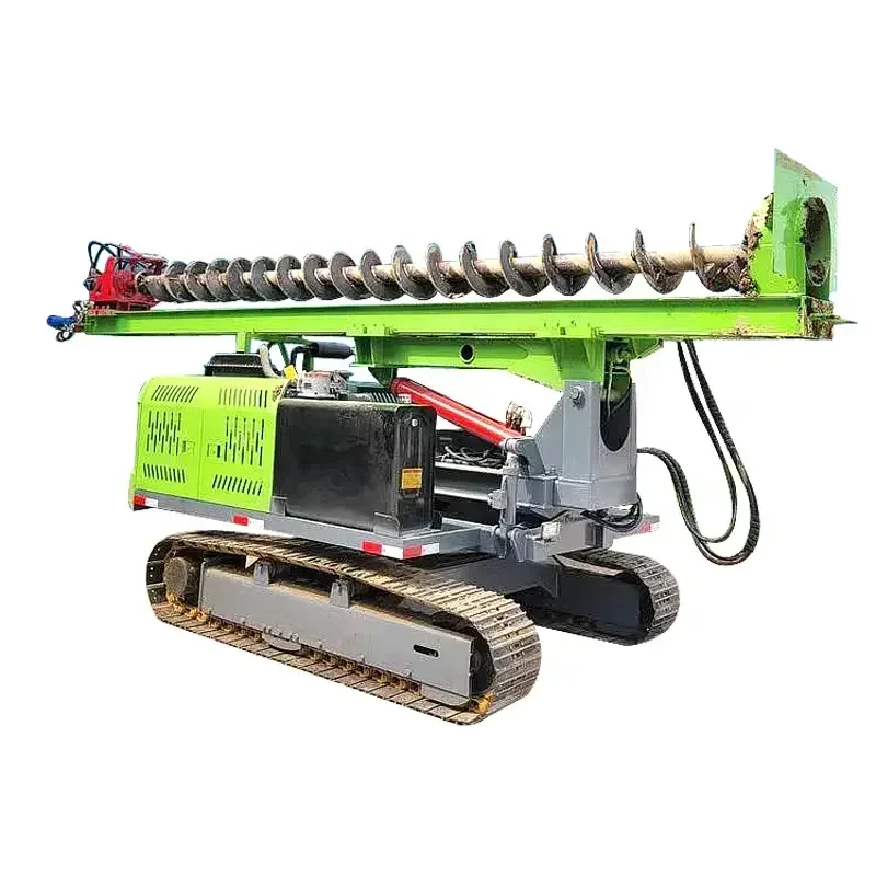 Mini Photovoltaic Pile Machine Hydraulic Highway Drop Hammer Pile Driver Mini Mobile Pile Driver