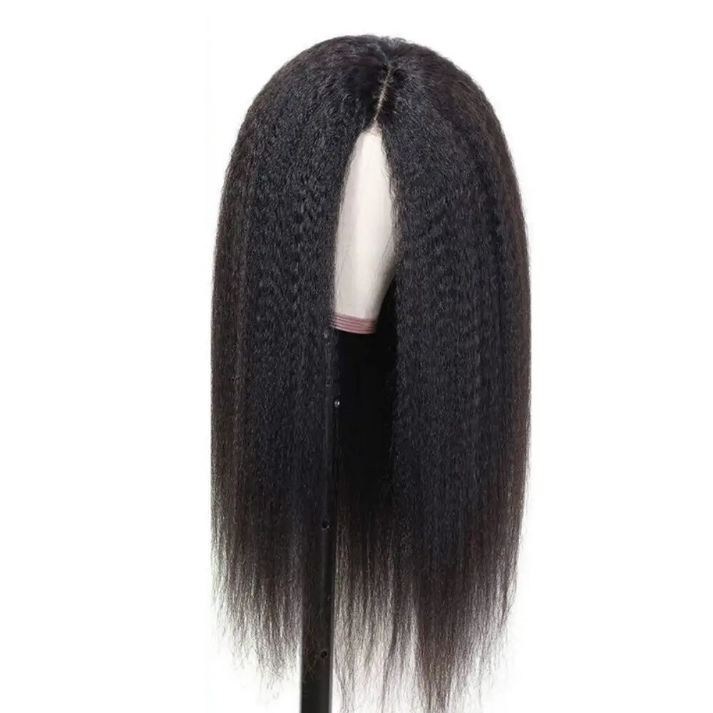 Wig Women Arfo Yaki Black Fluffy Long Curly Hair Full Head Cover High Temperature Fiber Synthetic Wigs Pelucas Hair Daily Party