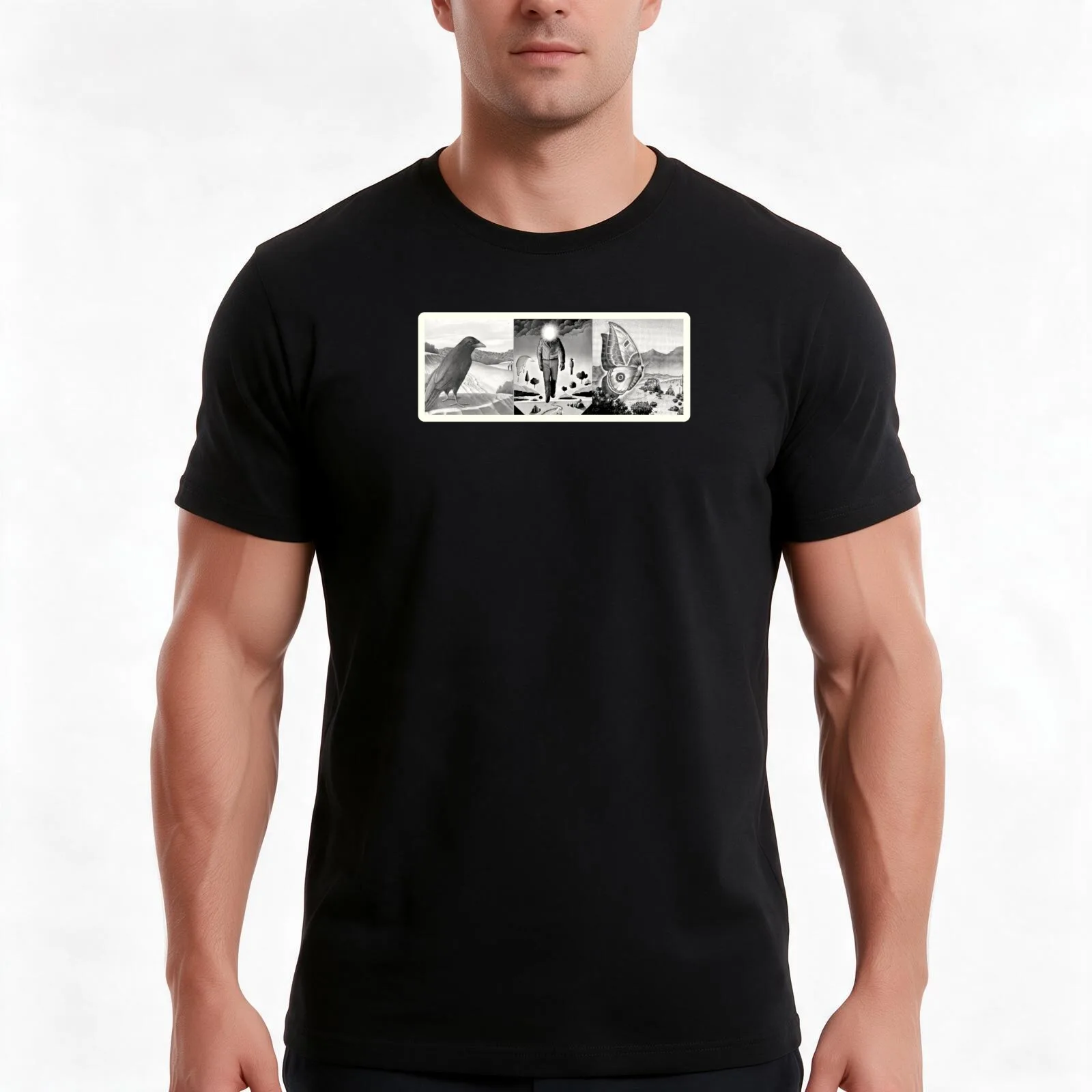 Warrior’s Journey T-Shirt, Summer Casual Cotton Tee, Oversized Streetwear Tops, Vintage Graphic Print, Loose Fit Short Sleeve