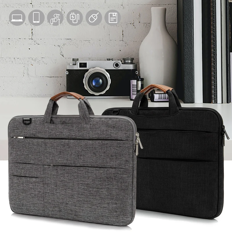 2024 NEW Multi-Functional Notebook Laptop Sleeve Computer Briefcase Travel Business Men Case Fashion