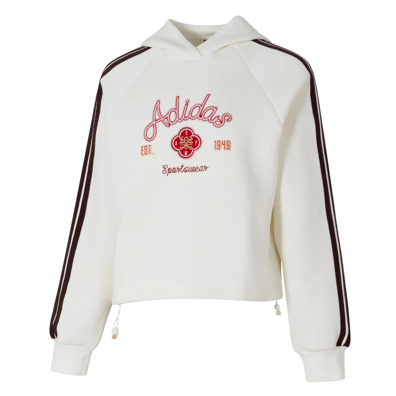 

Adidas (Adidas) Женская толстовка Спортивная одежда Модный модный пуловер Удобная внутренняя одежда Повседневный топ Kh2695