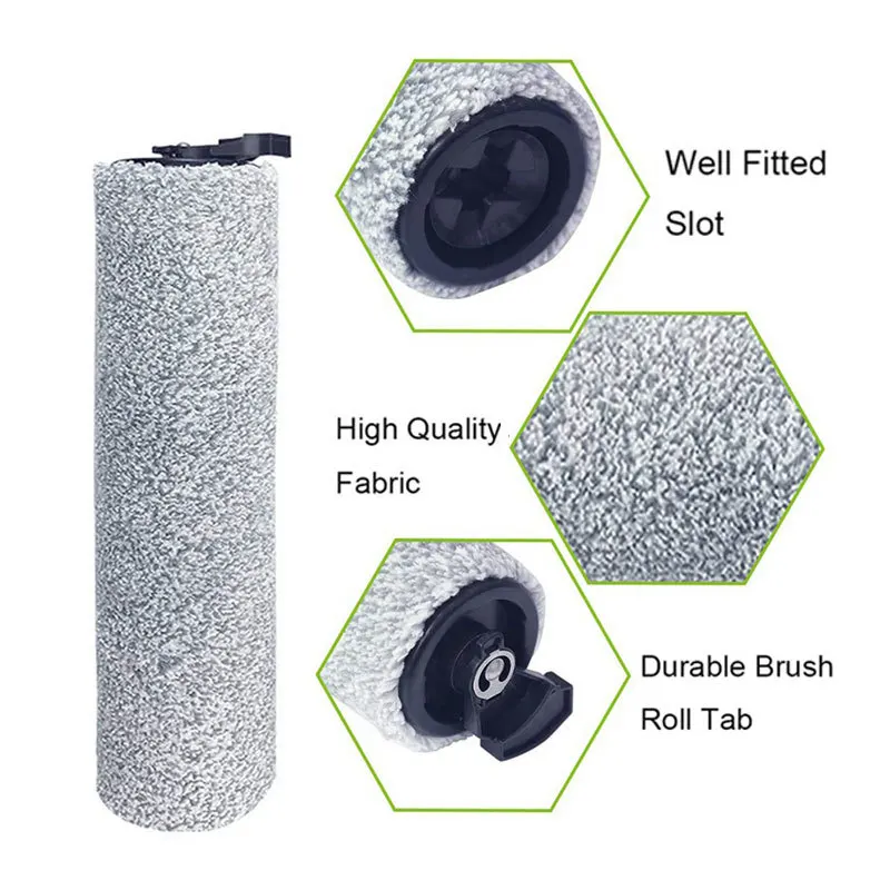 Acessórios destacáveis do aspirador, filtro HEPA lavável, escova do rolo, peças de reposição, Roborock Dyad U10