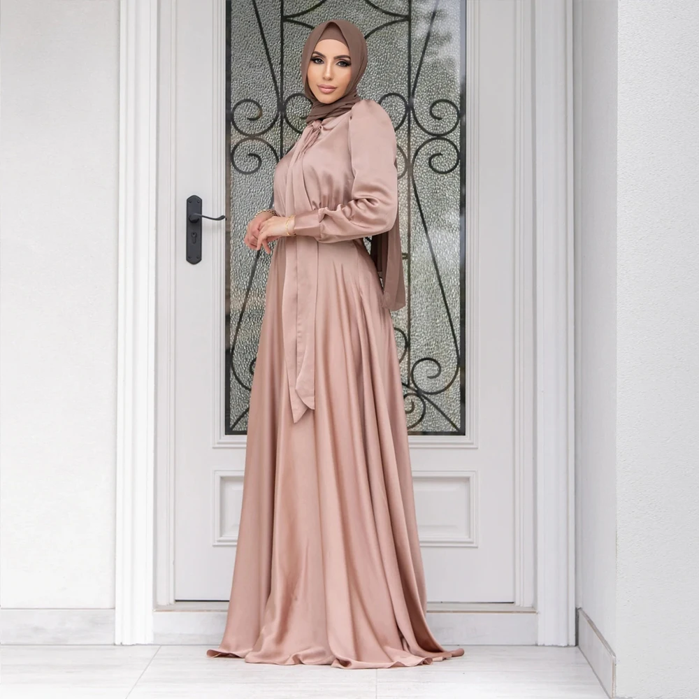 RIMAIRE Abayas Muslim Dresses Islamic Dresses Dubai Abaya Luxury 2024 Modest Dress Muslim Sets Muslim Woman Abayas Turkey Jersey