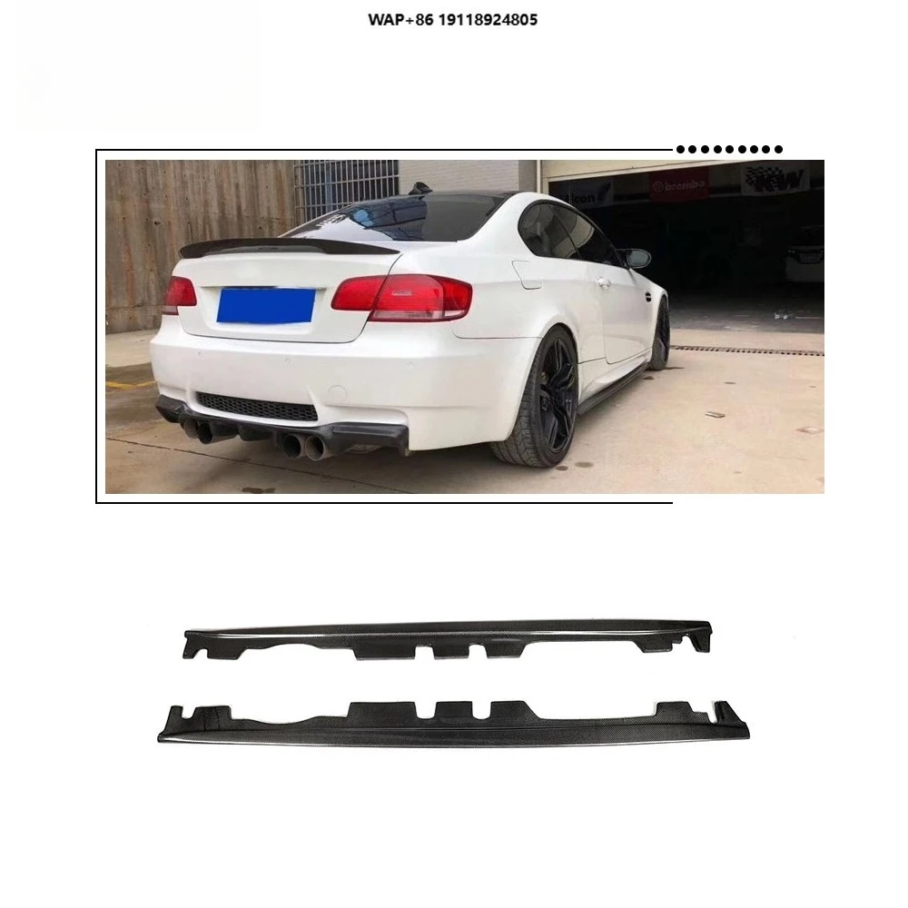 

Real Carbon Fiber Side Skirts for B-MW 3 Series E92 E93 M3 2008-2013