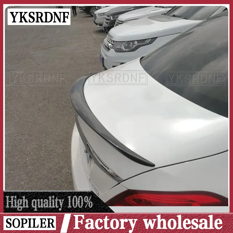 

Спойлер для Mercedes Benz W205 2013-2021 C180/C200/C230 C-класс высококачественный спойлер для заднего крыла автомобиля цветной задний спойлер