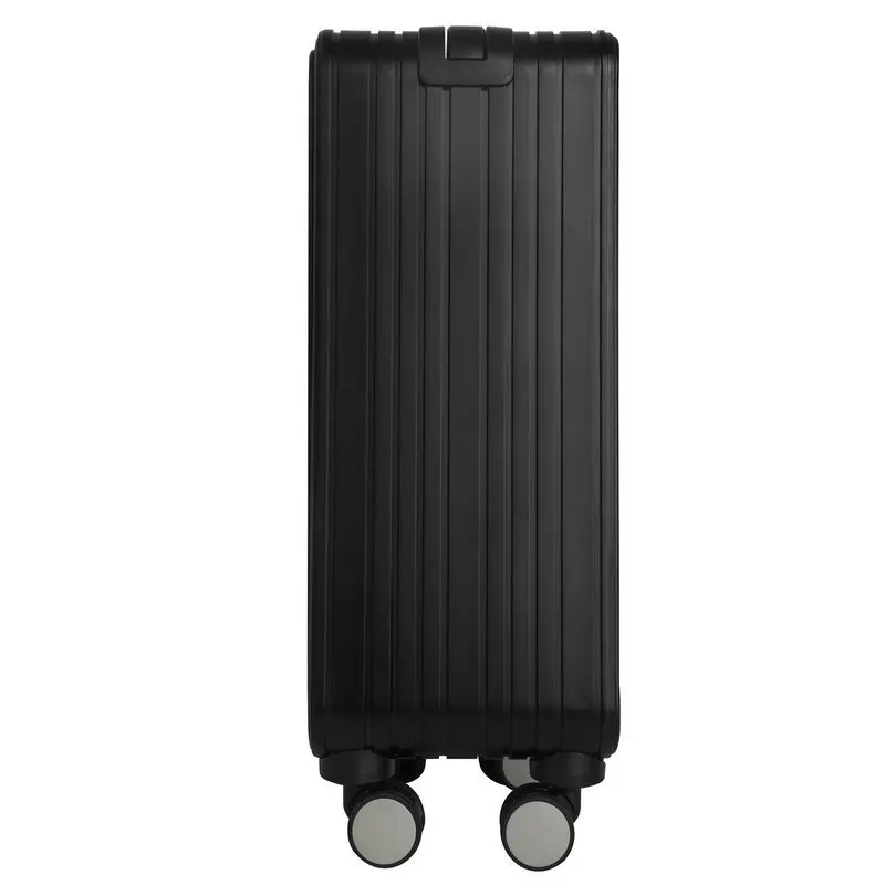 New wide drawbar aluminum-magnesium alloy luggage front opening computer 20 inch boarding suitcase preferred for business travel