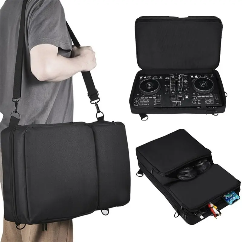 ABIU Portable DJ Controller Storage Bags Dustproof Turntables Protective Case Scratch-Resistant for Pioneer DDJ-400 DDJ-FLX4
