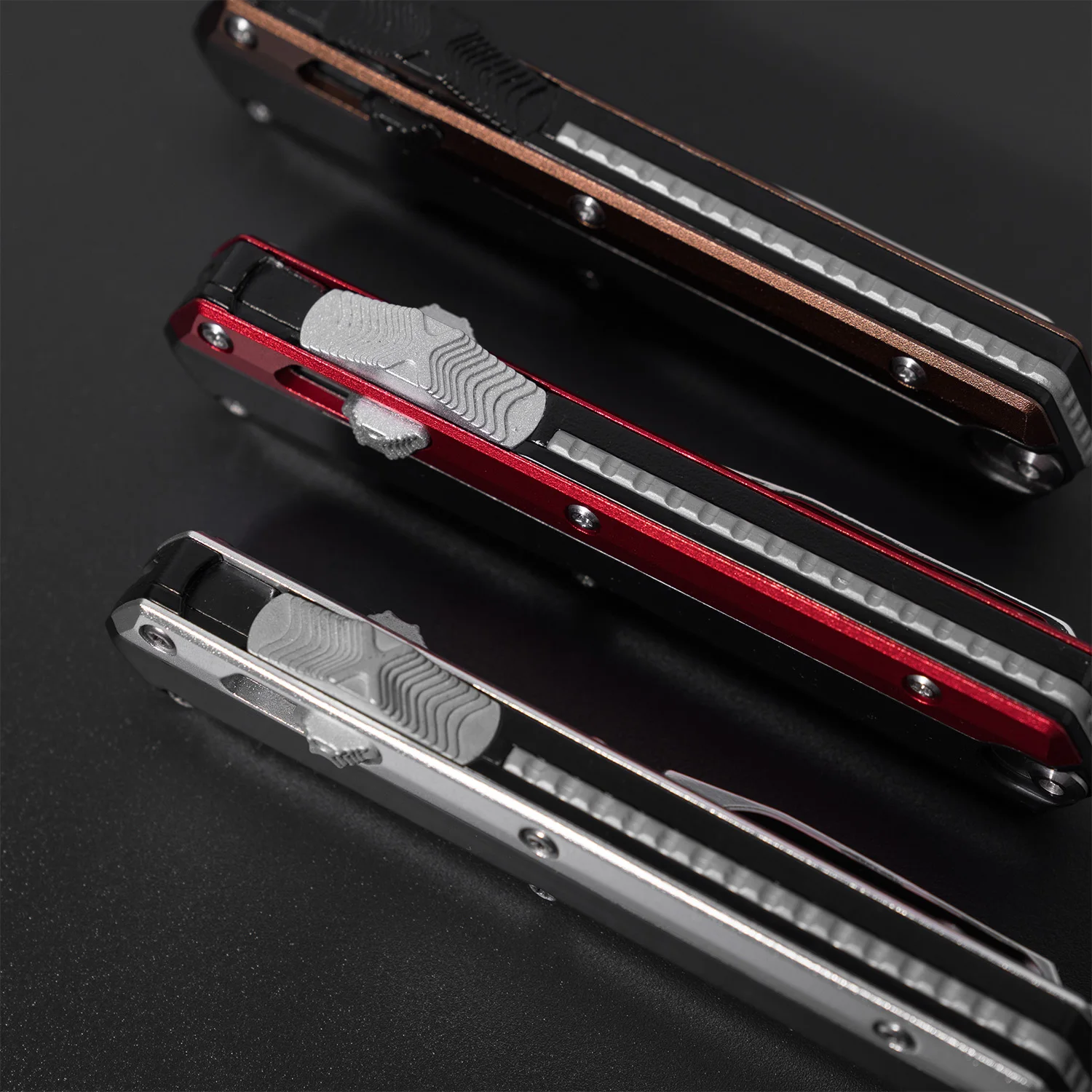 مايكرو التكنولوجيا Glykon OTF سكين جيب التكتيكية EDC سكين الدفاع عن النفس سبائك الزنك مقبض Multitool في الهواء الطلق بقاء السكاكين