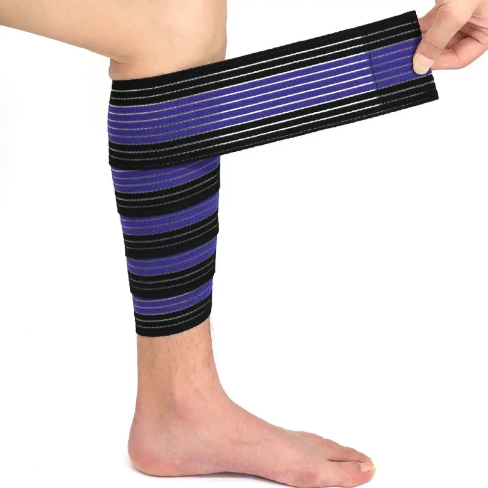 Verstauchungen Verletzungen Sport Gym Kompression Einstellbare Sport Schutz Bandage Wade Elastische Bandage Oberschenkel Hülse Fahrrad Beinlinge