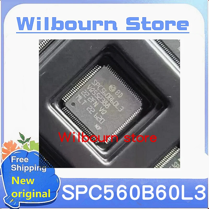 2PCS~10PCS/LOT SPC560B60L3 SPC560B60L3C6E0X LQFP100 New original stock