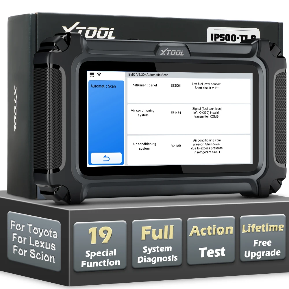 XTOOL IP500-TLS Active Test OBD2 Scanner,Designed Specifically for Toyota/Lexus/ Scion,19+Services ,Lifetime Free Update Scanner