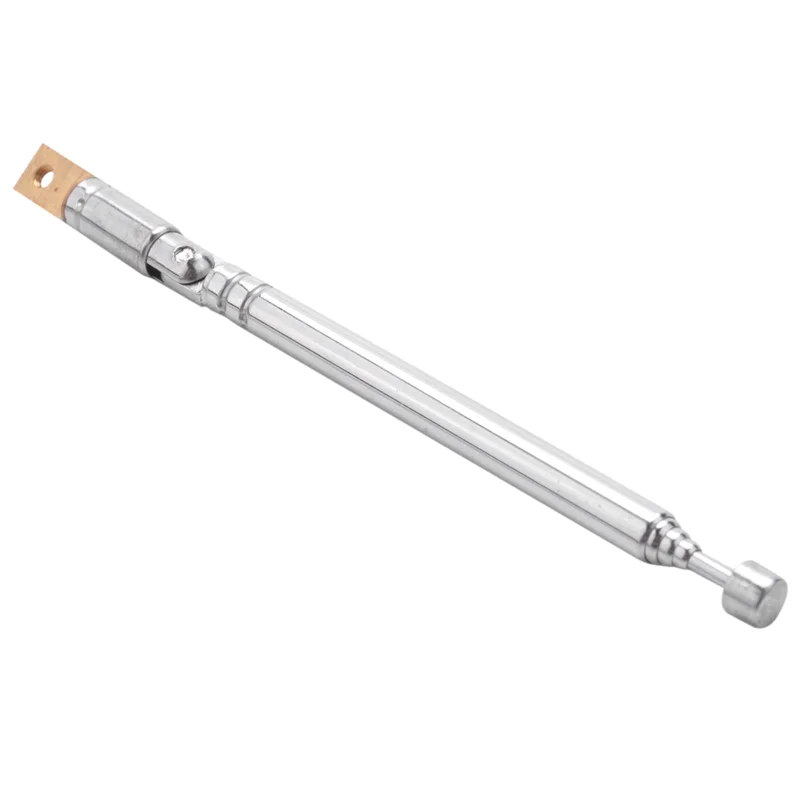 

AAAEL-6X Replacement 25.4Cm 10 Inch 5 Sections Telescopic Antenna Aerial For Radio TV