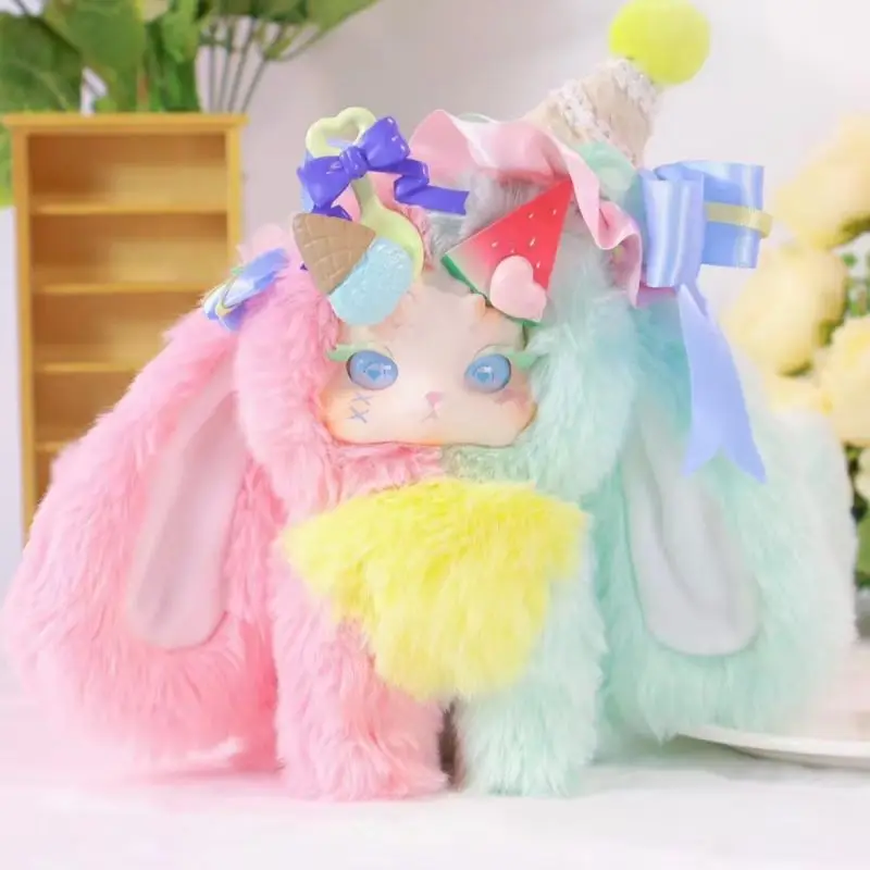 

Оригинальная коллекционная плюшевая кукла-сюрприз Tutulong V4 Honey Sweet Star Series (серия Blind Box) с виниловым лицом, модная игрушка, подарочная коробка-сюрприз