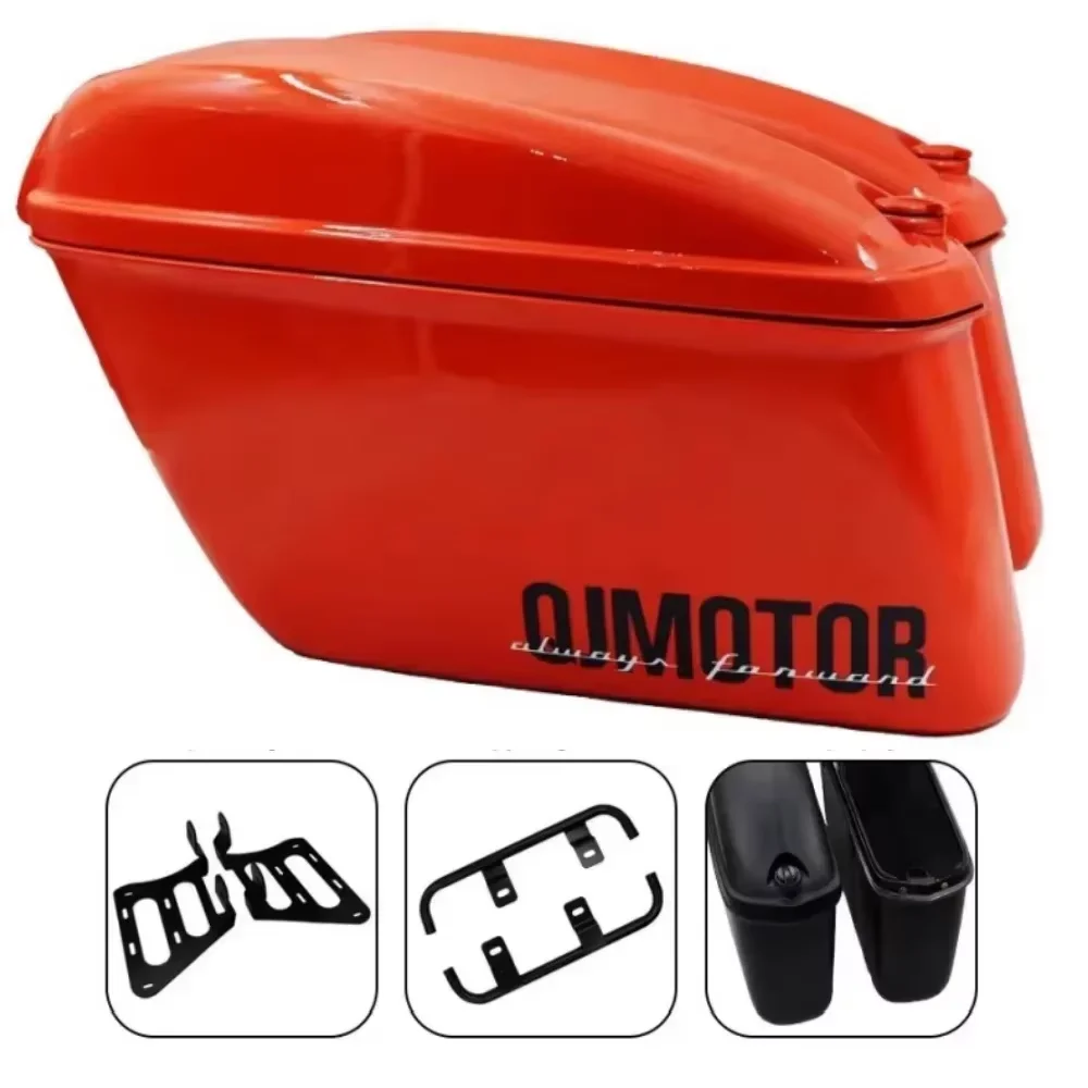 오토바이 적합 Srv300 / Srv250 액세서리 Qjmotor Srv 300 / Srv 250 300Svr 250Svr 용 기존 사이드 박스 안장 가방