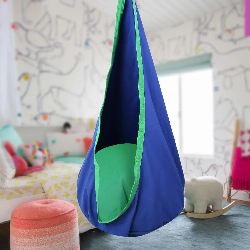 

Children Kids Pod Swing Chair Furniture Swing Seat Indoor Outdoor Accessories