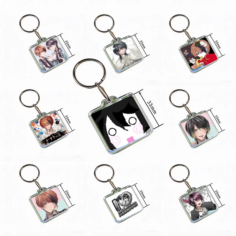 Anime Kasurich Anime Acrylic Keychain Handmade Hanging Ornaments for Clothes Backpack Decoration Accessories Gifts with Friends