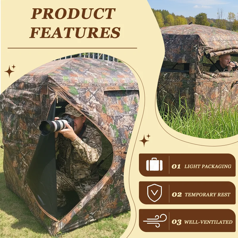 Namiot zrywalny dla 2 osób, ka – Hunting & Outdoor Supplies Photos recenzja i cena