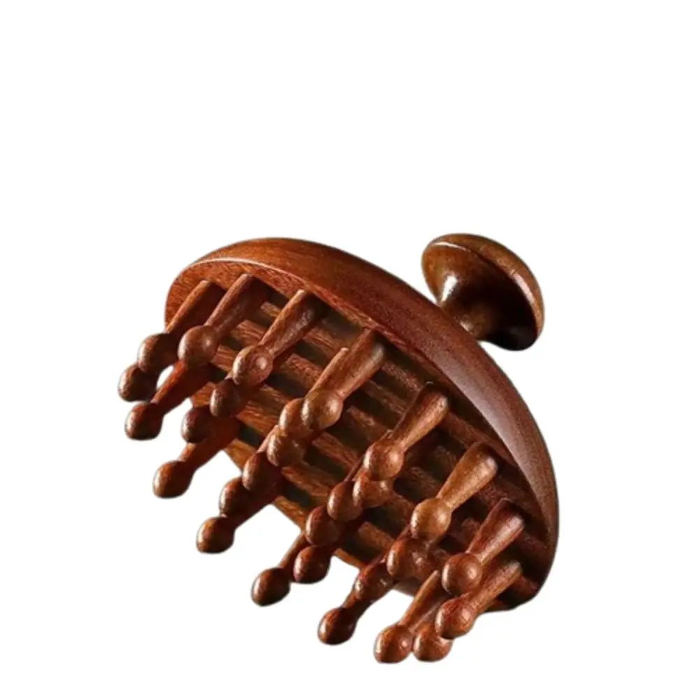 

Расслабляющая меридианная массажная расческа для расслабления кожи головы, антистатическая массажная расческа для головы с деревянной ручкой, гладкие волосы