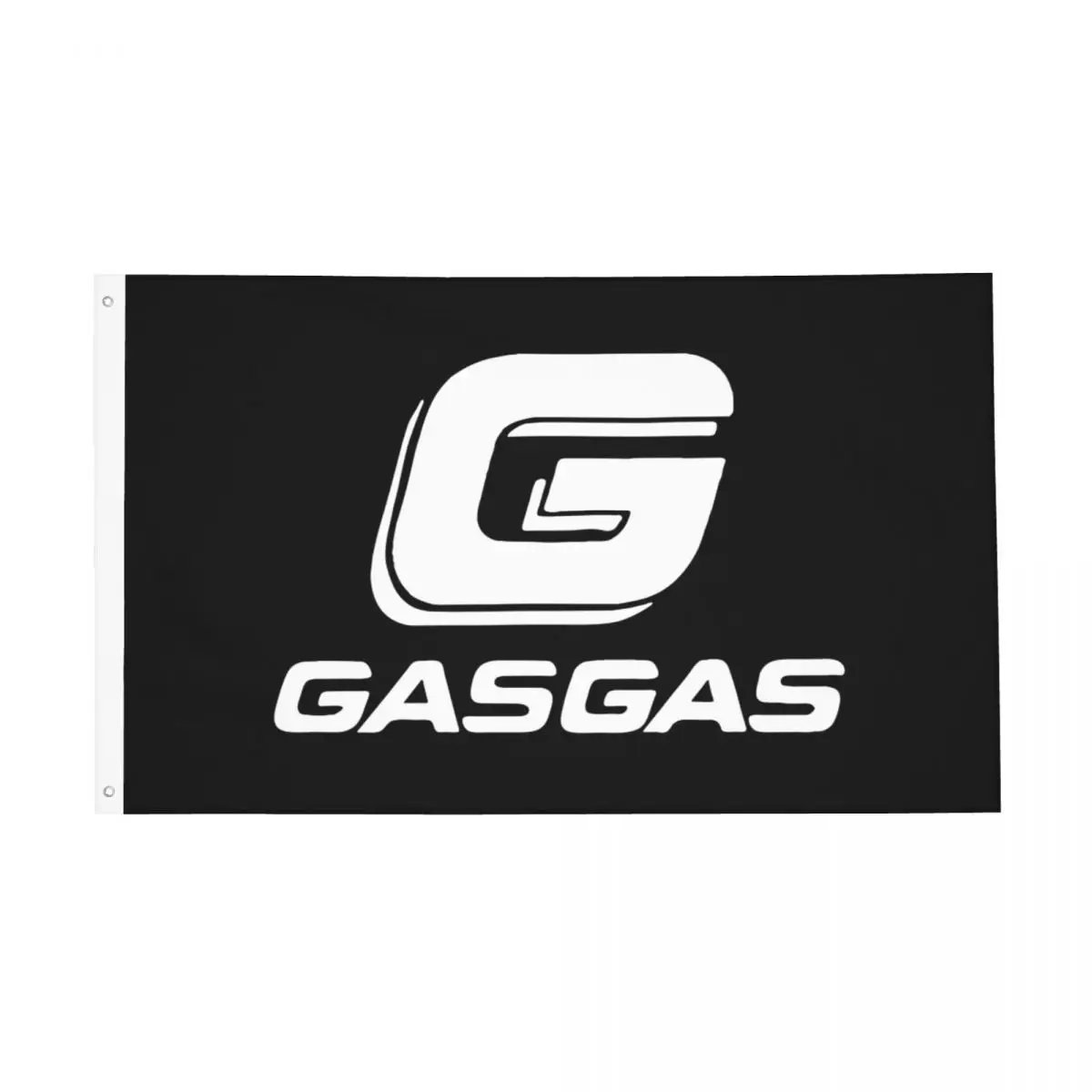 GasGas Motorcycle Flag Outdoor Banner Polyester Racing Mountain Bike Decoration Double Sided 2x3 3x5 4x6 FT Flags