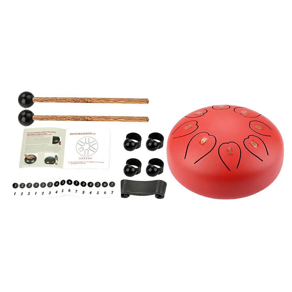 

1 комплект металлических барабанов для игры руками, инструмент для йоги, музыкальной терапии, выступлений, эфирный барабан, набор для начинающих, музыкальный подарок