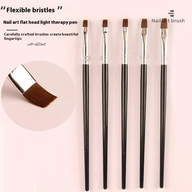 5Pcs Dental Harz Pinsel Stifte Nylon Borsten für Porzellan Zähne Umformen Zahnmedizin Klebstoff Verbund Zement DIY Malerei Werkzeuge