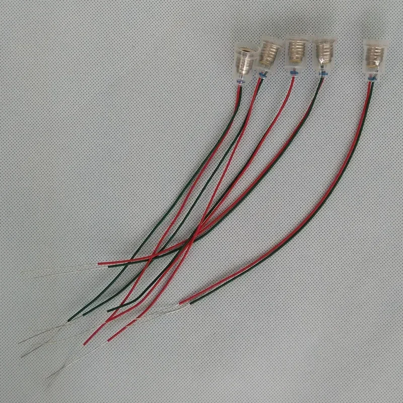 100pcs E10 Screw-shaped Strip Lamp Holder 23011 Small Lamp Holder for Physics Teaching Experiment