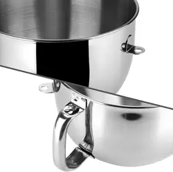 one 6qt Stainless Steel Bowl for Kitchenaid Picurean and Professional Models ONLY,Mixing Bowl for 6 Quart Bowl-Lift Stand Mixer