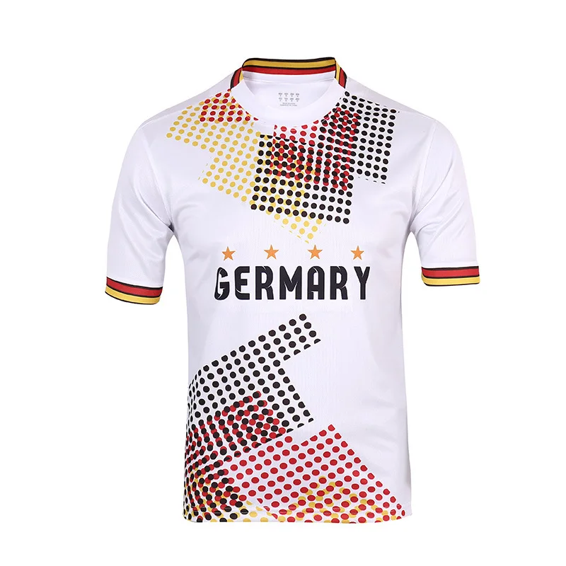 Football Jersey T Shirt Soccer Men Short Sleeve Flag Printed Fans Cheer Tshirt Summer Fashion Unisex Loose Sports Shirt Tee 2022