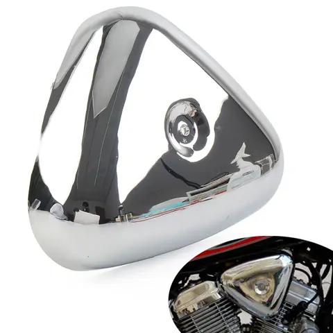 크롬 오토바이 에어 필터 커버, 혼다 섀도우 VT600 VLX 600 스티어링 400 VLX600 1988-1998