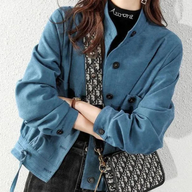 Jacket Women Loose Classic Solid Minimalist All-match New Casual Female Korean Style Comfortable Tender Popular Autumn Elegant