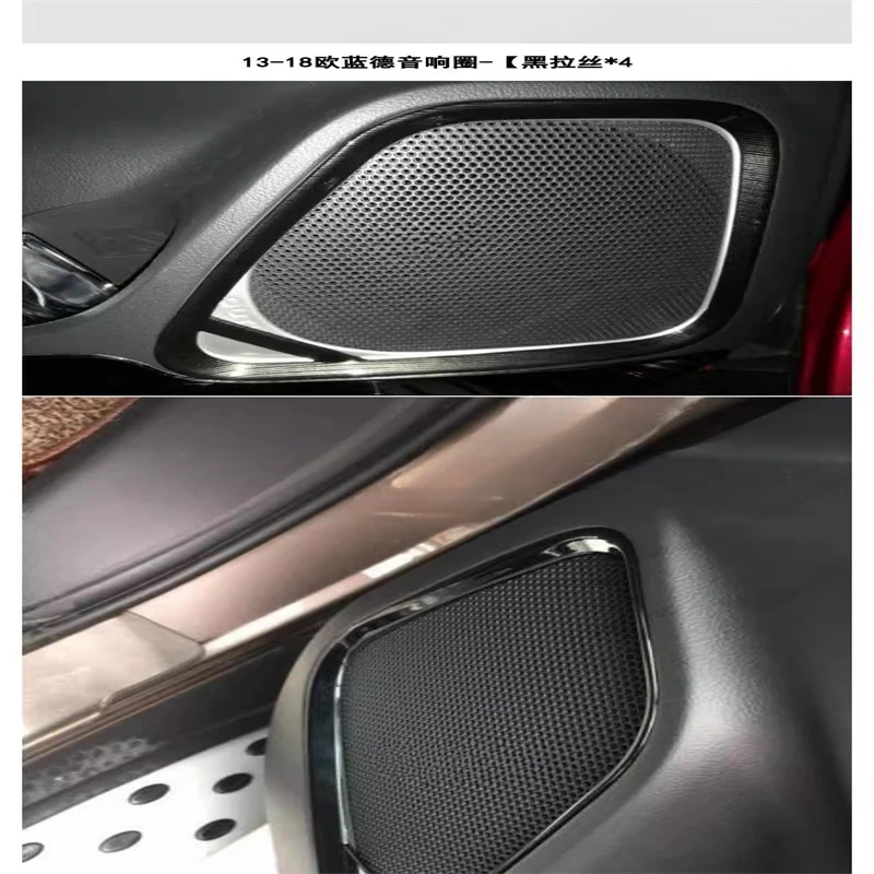 Sound Box Speaker Ring para Mitsubishi Outlander 2013-2021, Decoração de Interiores, Porta Alto-falante, Acessórios do carro, Styling