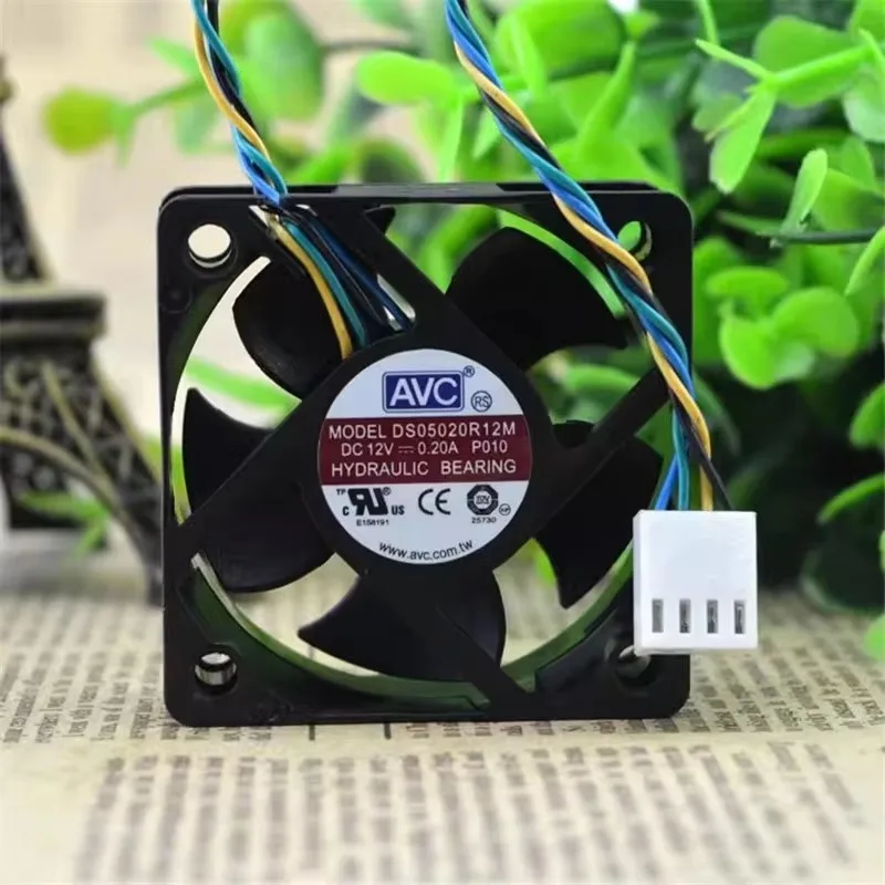

Оригинальный 50*50*20 мм 5 см 12 В 0,20 А DS05020R12M 4-проводной вентилятор охлаждения процессора