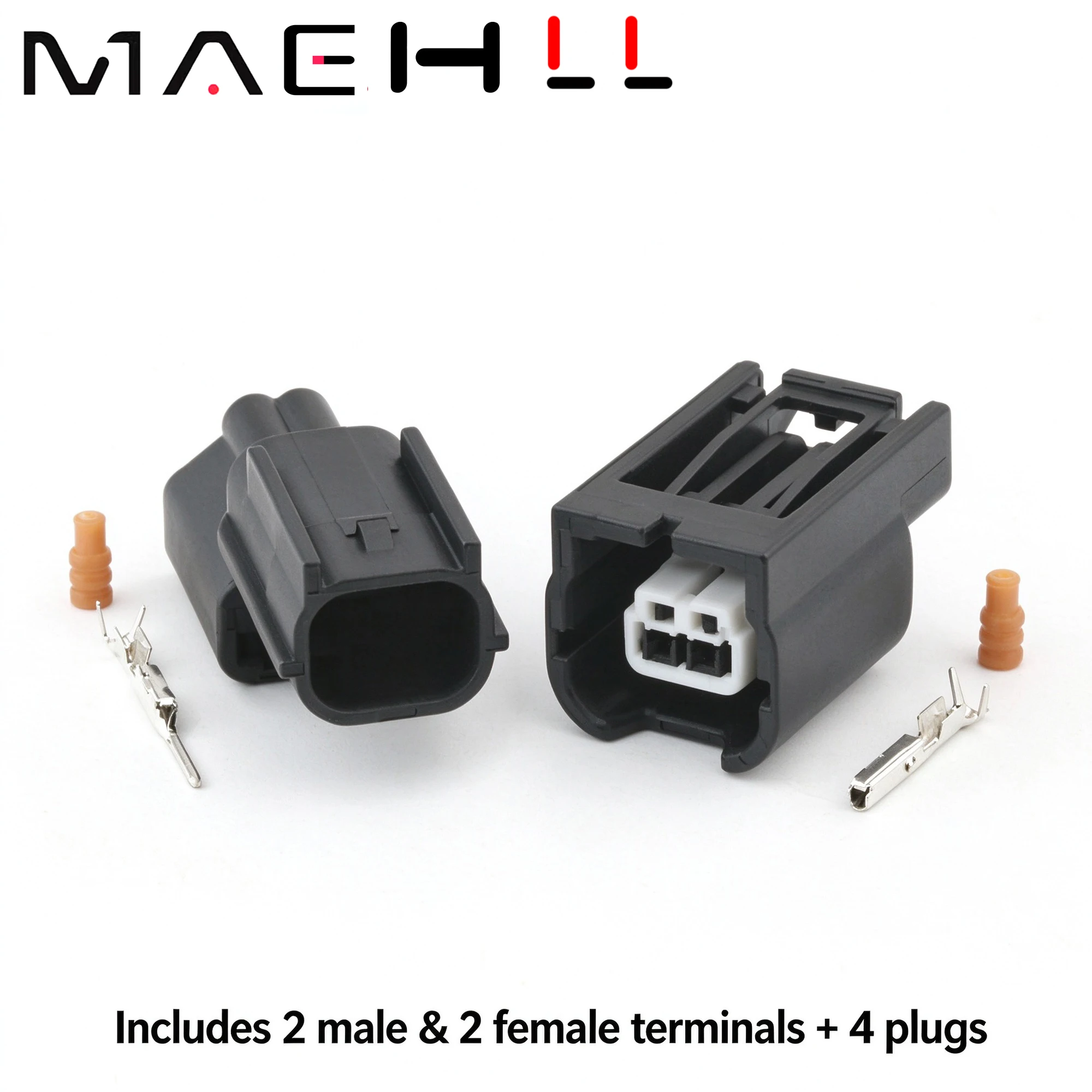 7283-2090-30 7282-2090-30 2 Pin Auto connector back-up lamp small lights fog lamps Front ABS Wheel Speed Sensor harness plug