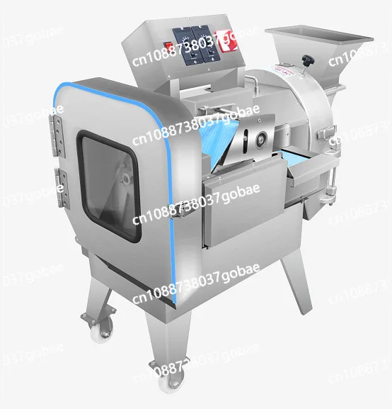 

Vegetable Cutter Commercial Stainless Steel Single and Double Head Automatic Dicing Silk Multi-function