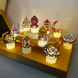 Eid Mubarak LED Candle Light Ramadan Decoration for Home Ornaments Eid Al-Fitr Kareem Festival Islamic Muslim Party Decor 2026