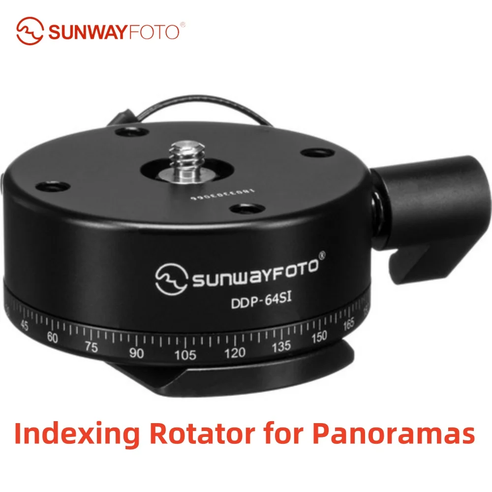 

SUNWAYFOTO LNDEXING Head for Dslr 360 Panoramic Tripod Head Professional Aluminum Panoramic Tripod Head Indexing Head DDP-64SIX