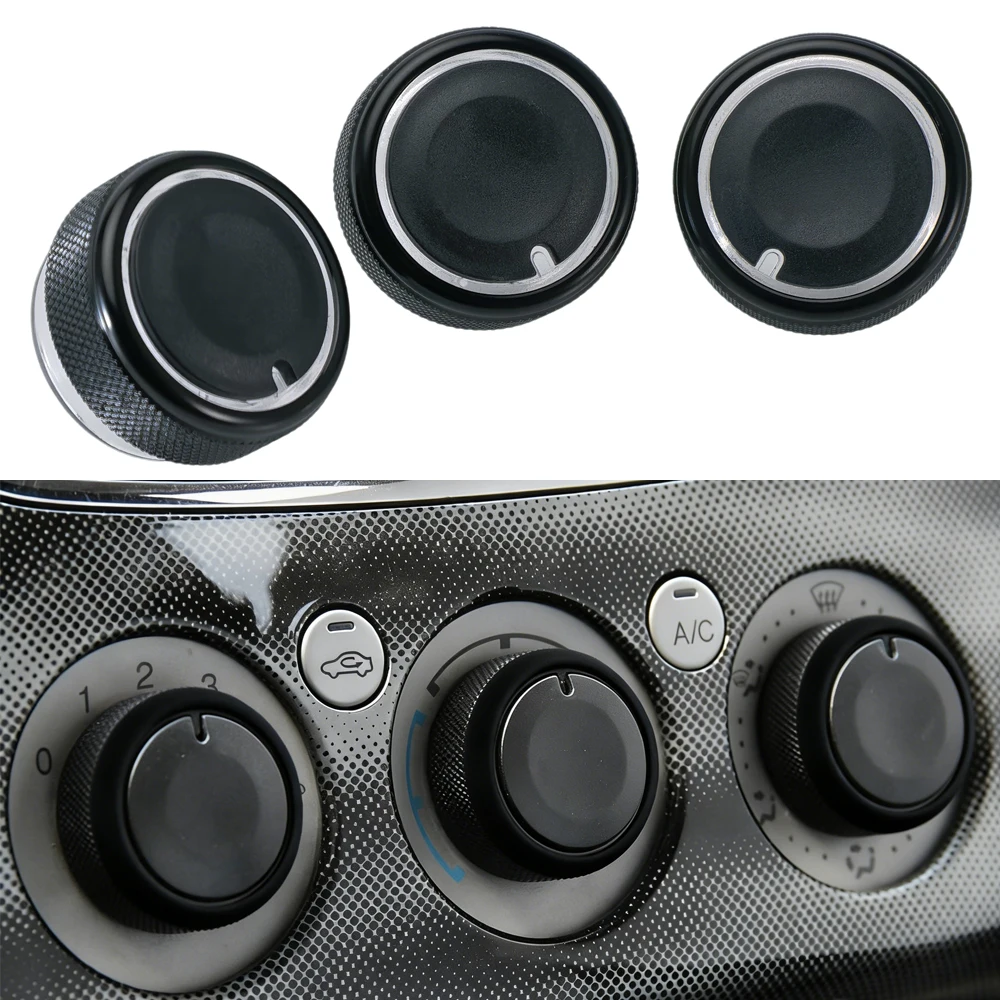 

Новый стильный комплект из 3-х алюминиевых ручек для управления кондиционером и отоплением для Ford Focus MK2 MK3