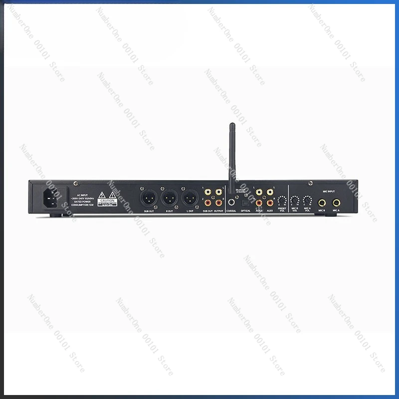 K8 Preamp Effector Professional Effector KTV Preamp Reverb Microphone Anti-Feedback for Stage and Home Use