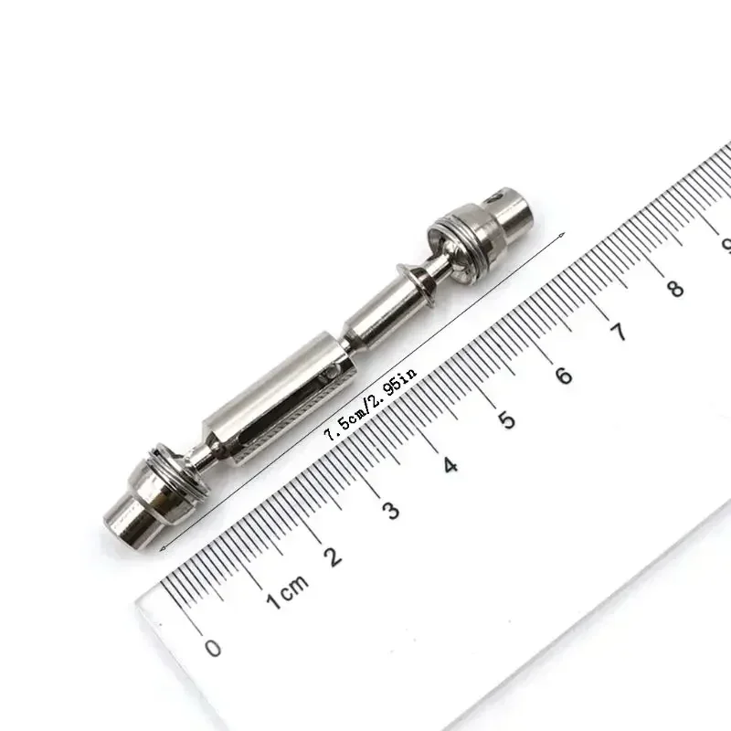 Metalowe przednie i tylne wały napędowe do ciężarówek Ural RC, części zamienne do Henglong WPL Ural B36 B16 C14 C24 B24