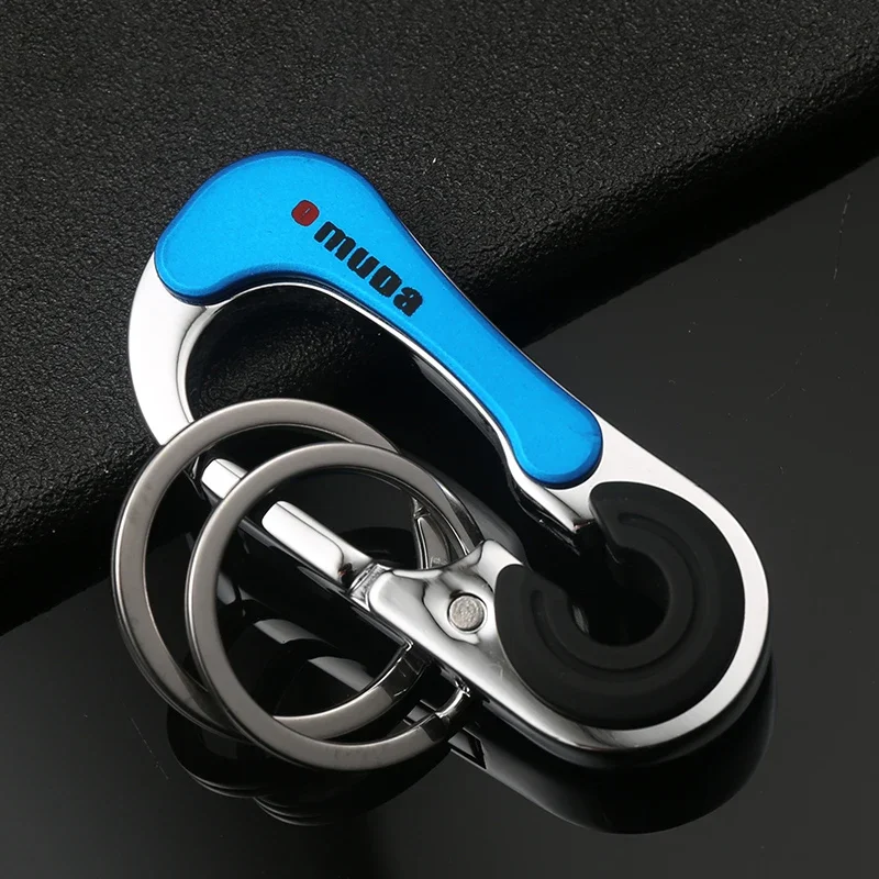 OMUDA Keychain Stainless Steel Buckle Outdoor Carabiner Climbing