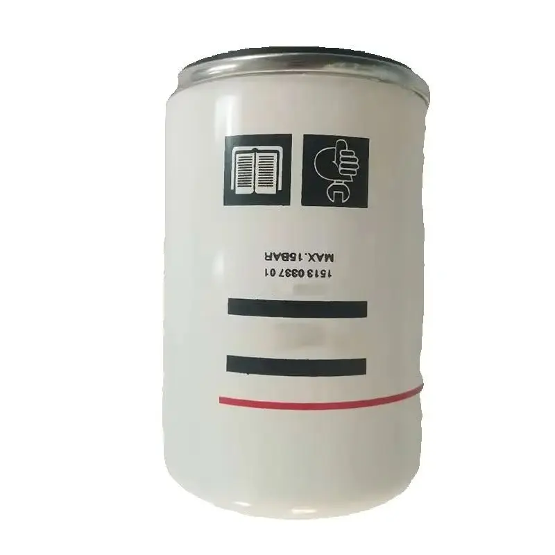 1513033701 Для Atlas Copco GX7/11A Винтовой компрессор 1 шт. Новый масляный фильтр 1513033701 Для Atlas Copco GX7/11A Винтовой компрессор 1 шт. Новый масляный фильтр