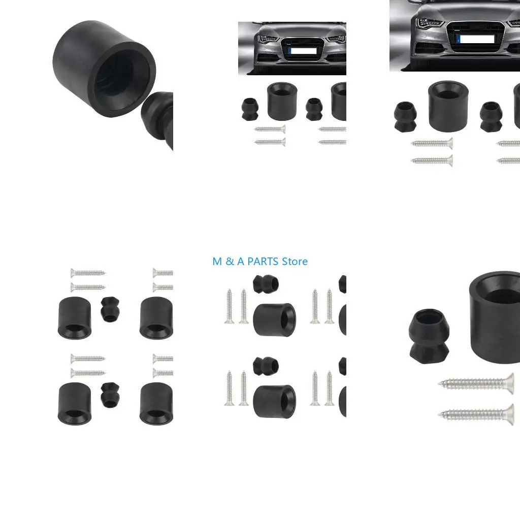 U1JF 4pcs Trailer Door Holder set Rubber Bumpers Fade Resistant Trailer Door Support set Simple Installs for Horse Trailers