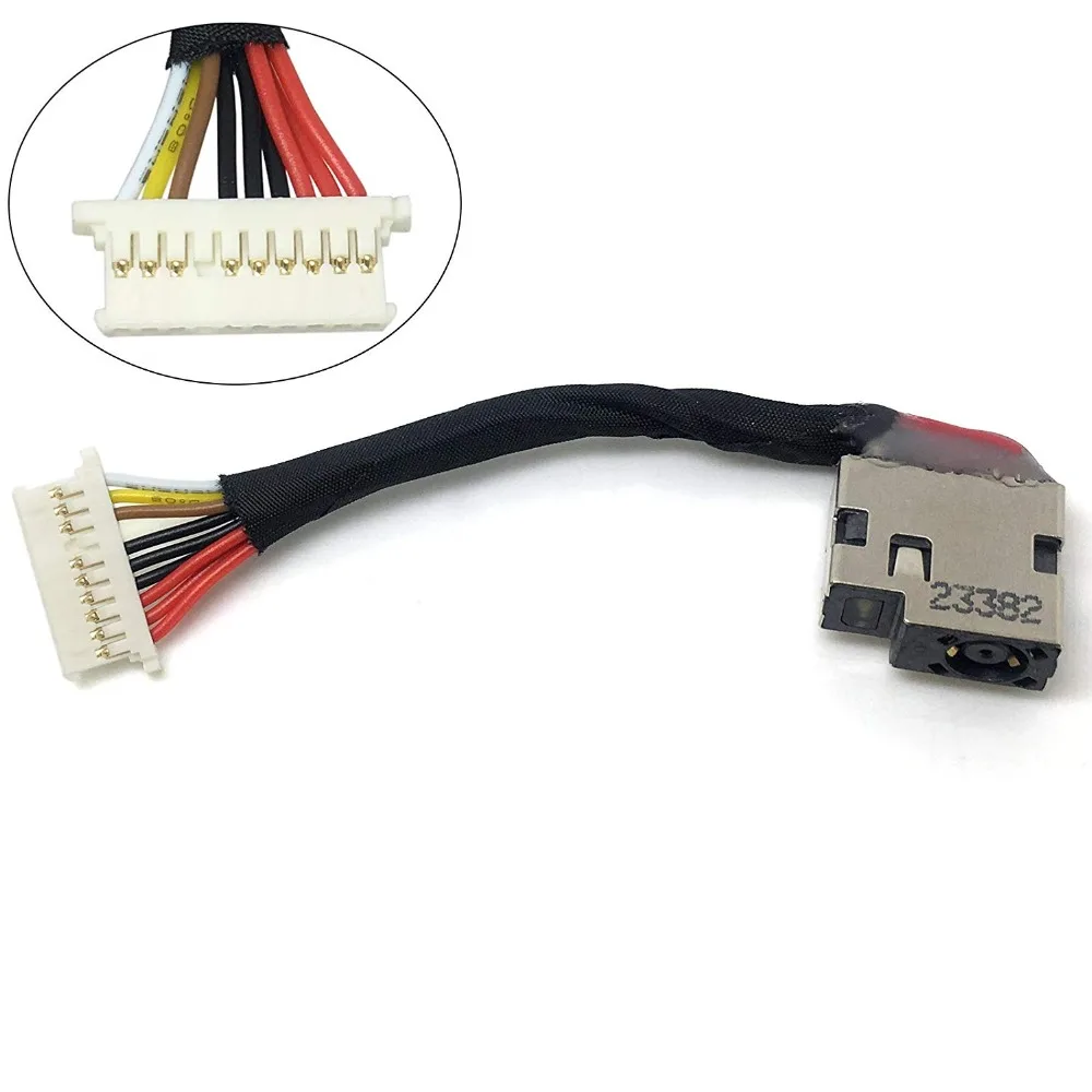 ل 15-BC Omen 15-AX محمول تيار مستمر السلطة جاك تسخير كابل 799751-Y50 799751-S50 799751-F50 #1